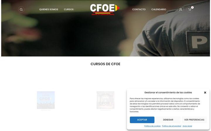 Screenshot of cfoe.es