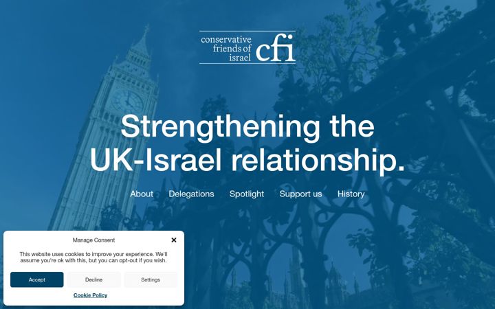 Screenshot van cfoi.co.uk