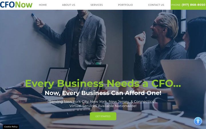 Screenshot of cfonow.com