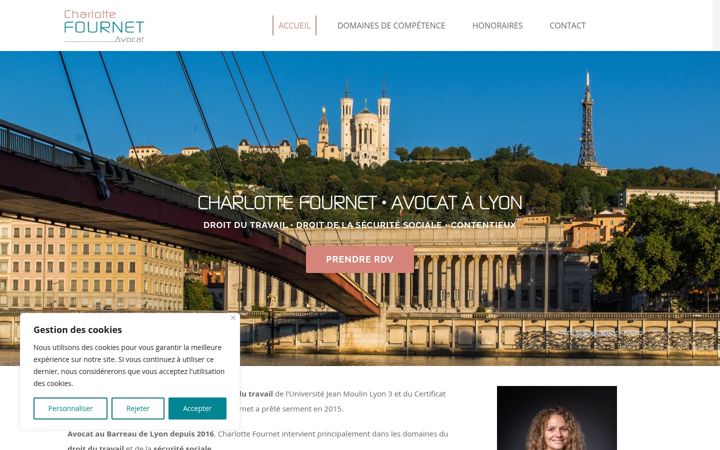 Screenshot of cfournet-avocat.fr
