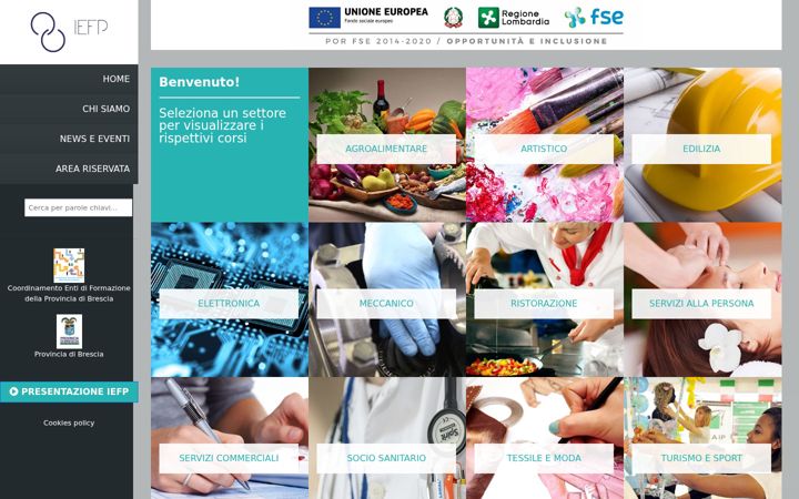 Screenshot ta' cfpbrescia.eu