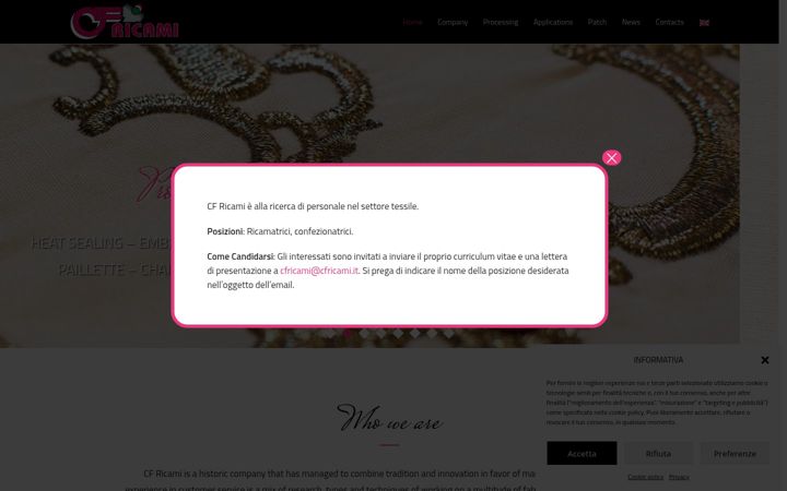 Screenshot of cfricami.it