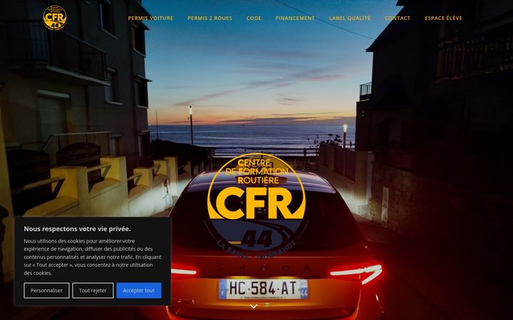 Screenshot of cfrlabauleguerande.fr