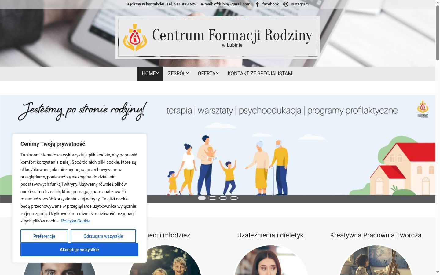 Screenshot tal-banner tal-kunsens muri qabel kwalunkwe interazzjoni