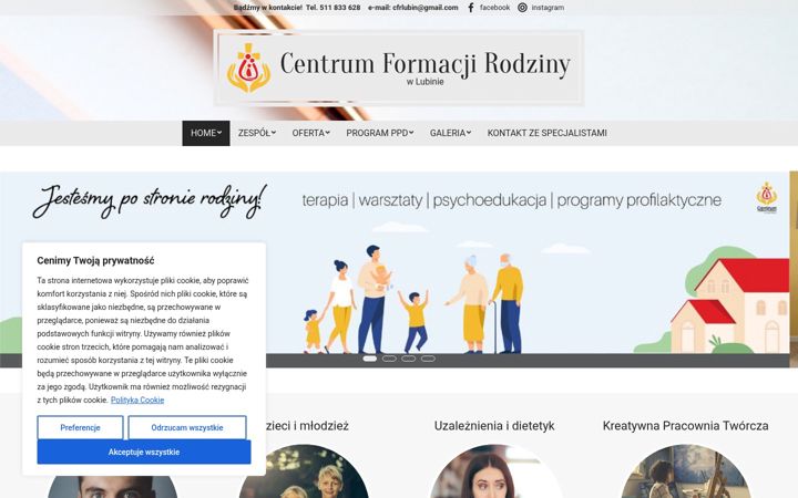 Screenshot ta' cfrlubin.pl