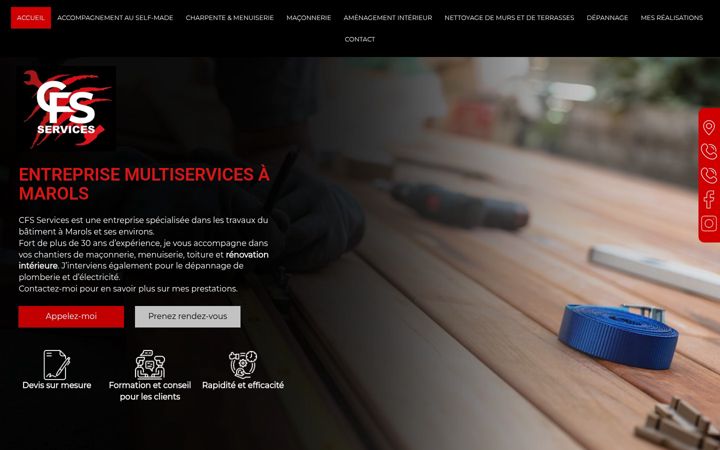 Screenshot of cfs-services.fr