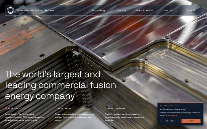 Screenshot of cfs.energy