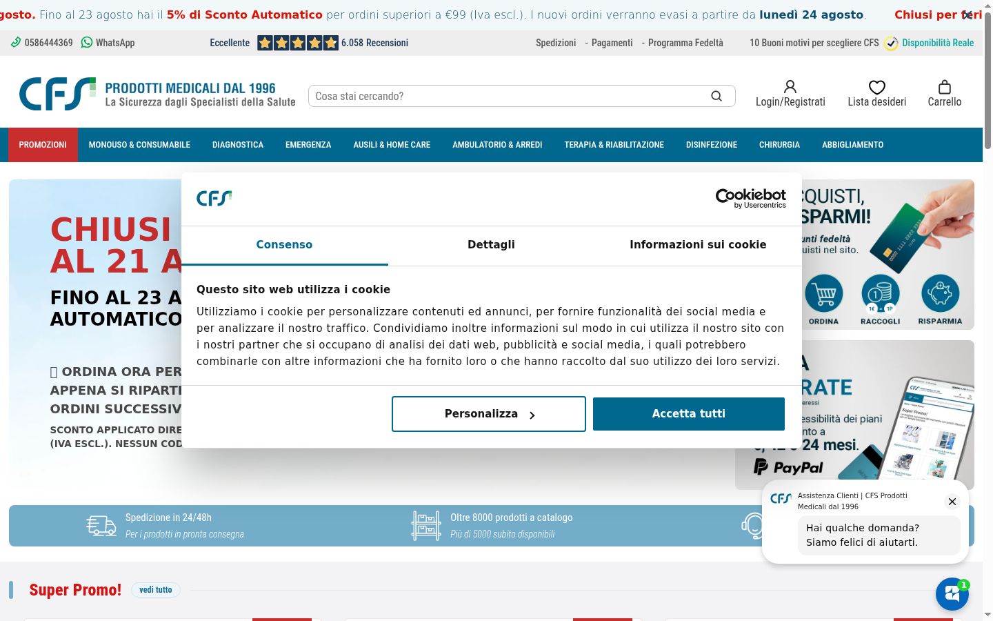 Snímka obrazovky banera súhlasu zobrazeného pred akoukoľvek interakciou