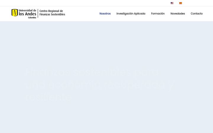 Snímek obrazovky cfs.uniandes.edu.co