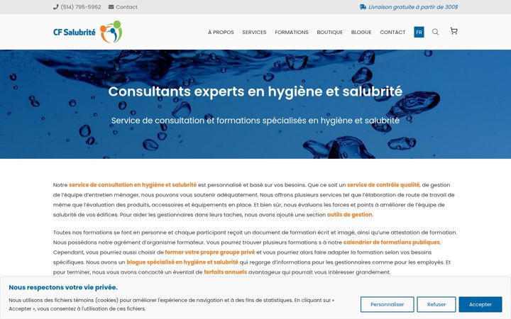 Screenshot of cfsalubrite.com