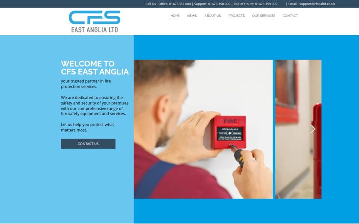 Екранна снимка на cfsealtd.co.uk