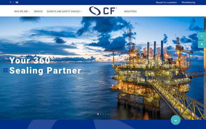 Screenshot of cfservice.it