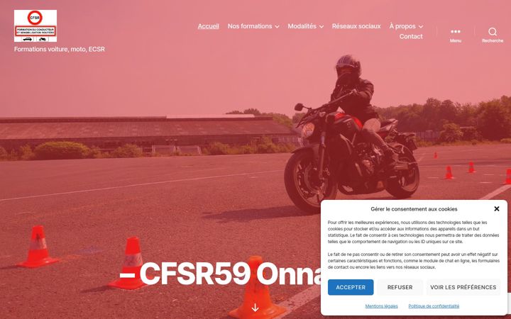 Screenshot of cfsr59.fr