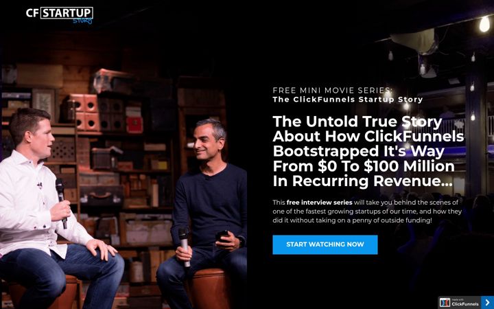 Screenshot of cfstartupstory.com
