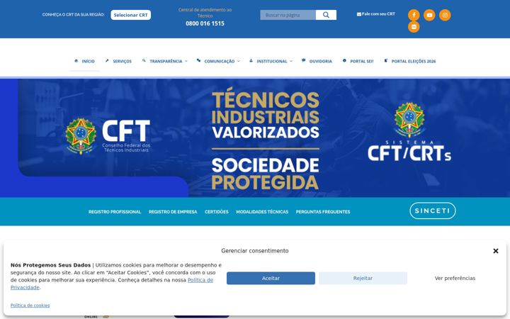 Képernyőkép: cft.org.br