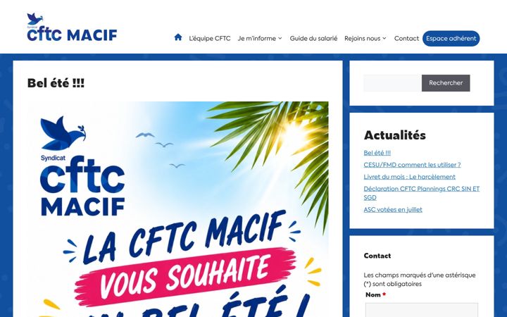 Screenshot of cftc-macif.fr