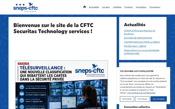 Screenshot of cftc-securitas-technology.fr