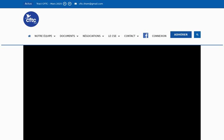 Screenshot of cftc-thom.fr