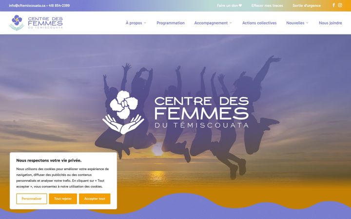 Skjámynd af cftemiscouata.ca
