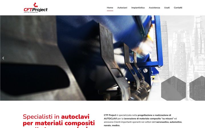 Screenshot of cftproject.it