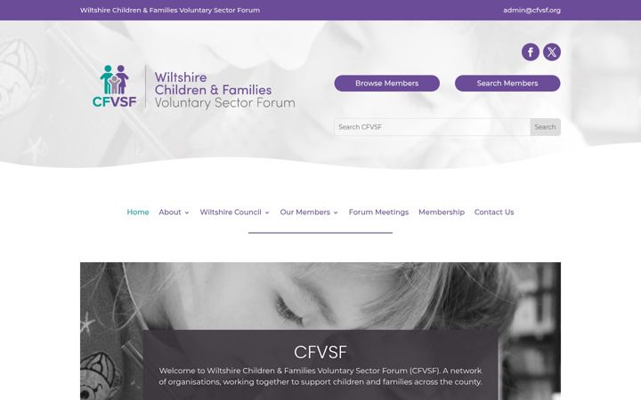 Snímek obrazovky cfvsf.org