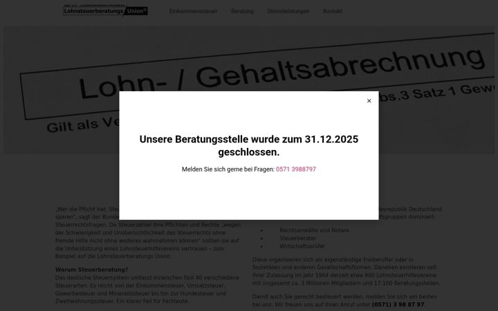 Screenshot of cg-lbu.de