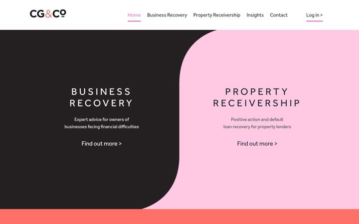 Screenshot of cg-recovery.com