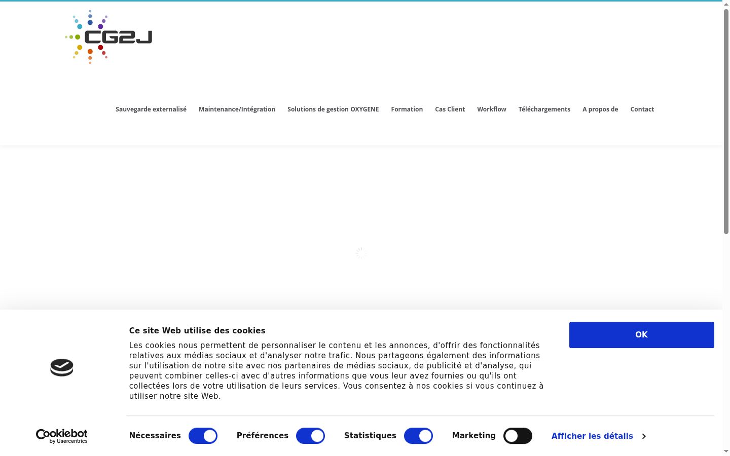 Screenshot des Einwilligungsbanners vor jeglicher Interaktion
