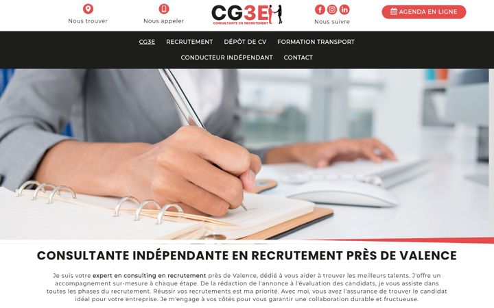 Screenshot of cg3e.fr