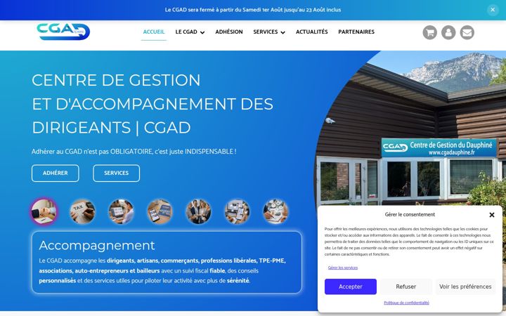 Screenshot of cgadauphine.fr