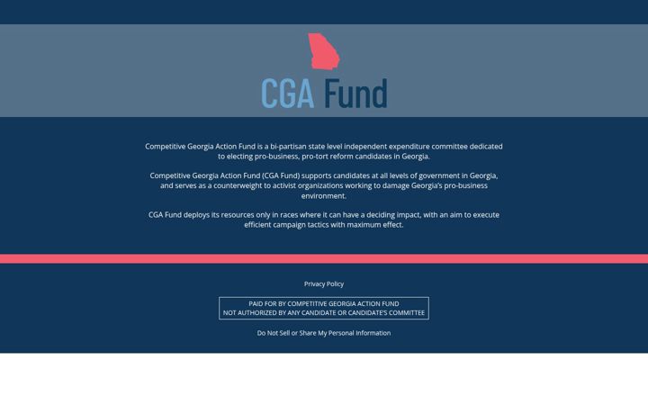 Screenshot of cgafund.com