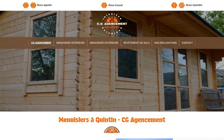 Screenshot of cgagencement22.fr