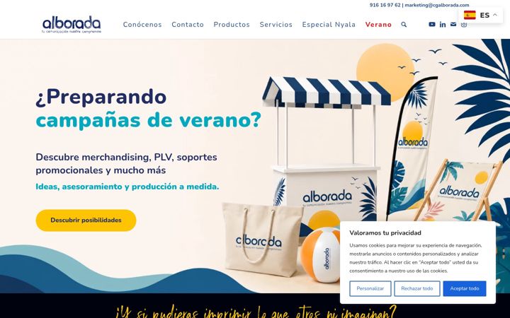 Screenshot of cgalborada.com