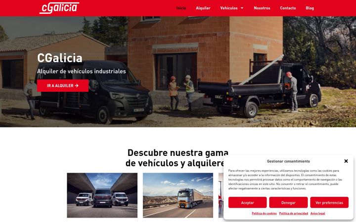 Screenshot of cgalicia.es
