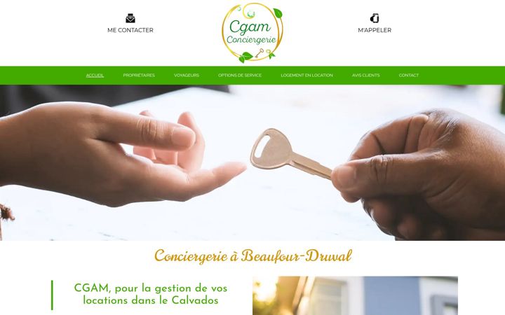 Screenshot of cgam-conciergerie.fr