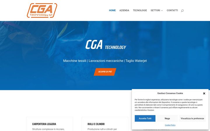 Screenshot of cgatechnology.it