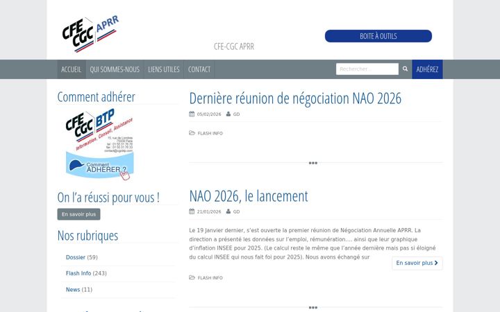 Screenshot of cgcaprr.fr