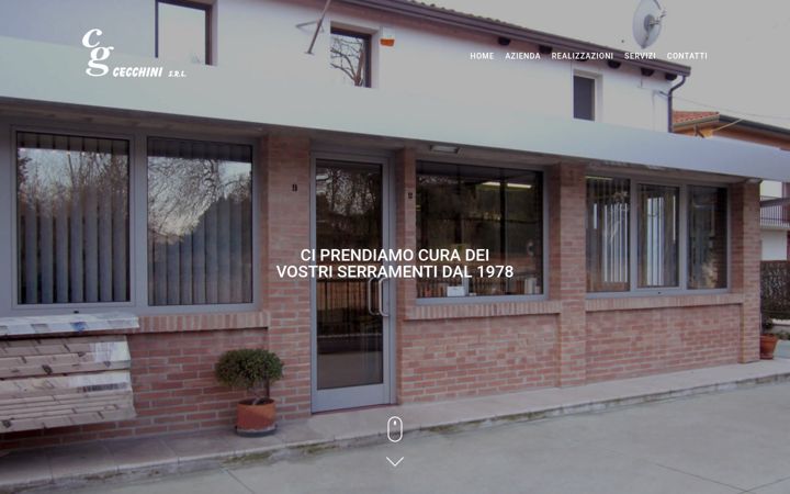 Screenshot of cgcecchini.com