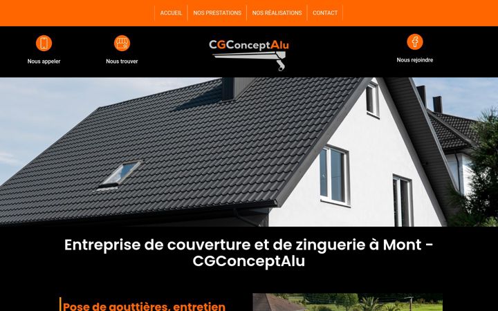 Screenshot of cgconceptalu.fr
