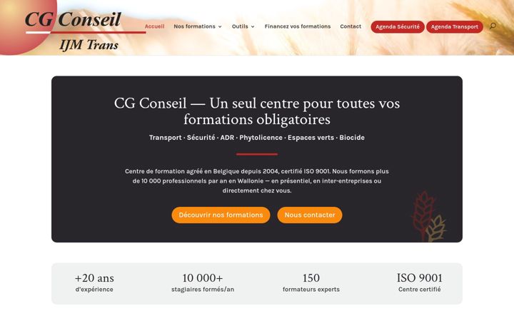 Screenshot ta' cgconseil.eu