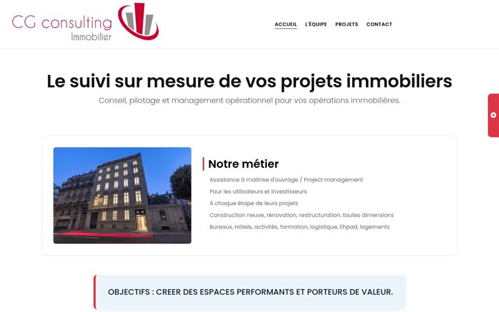 Screenshot of cgconsult.fr
