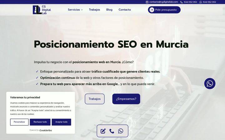 Screenshot of cgdigitallab.com