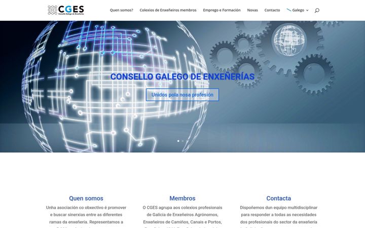 Screenshot of cges.gal