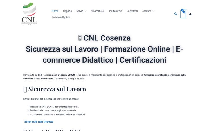 Screenshot of cgformazione.it
