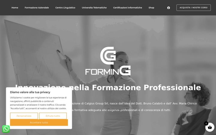 Screenshot of cgforming.it