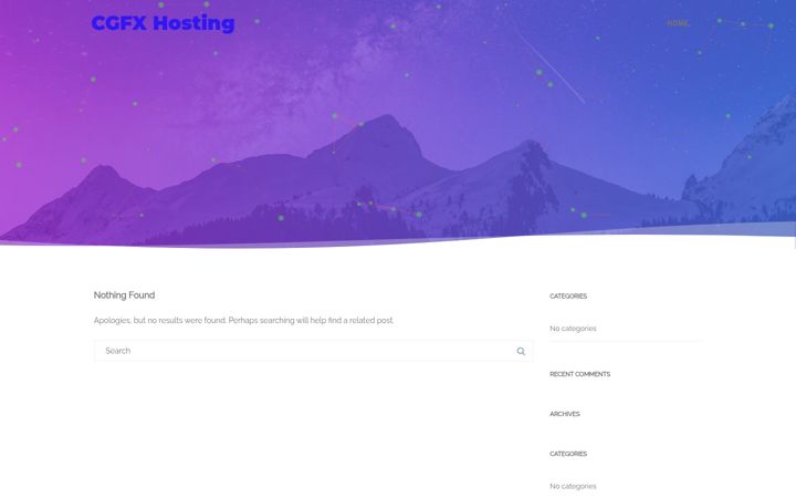 Screenshot of cgfxhosting.com