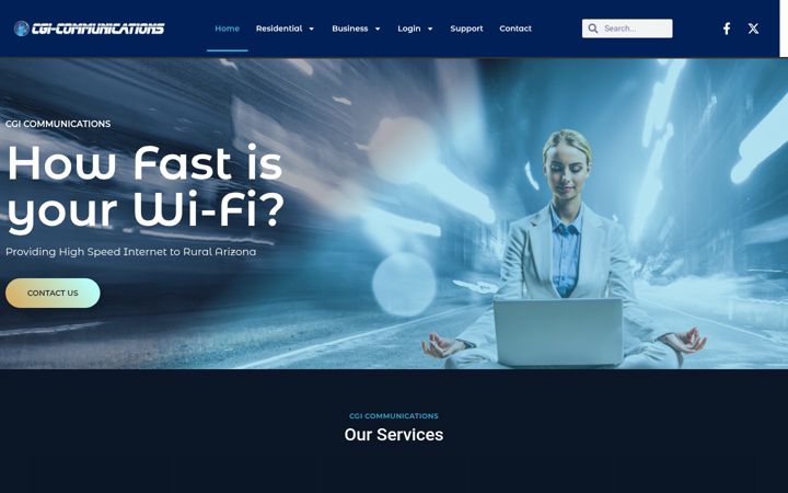 Screenshot of cgi-communication.com