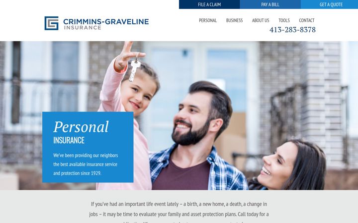 Screenshot of cgins.com