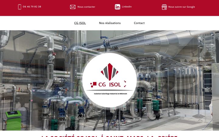 Screenshot of cgisol.fr