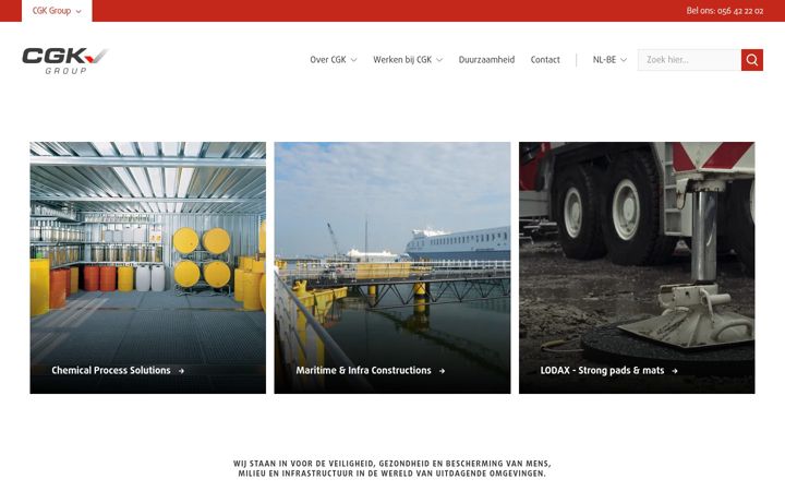 Screenshot of cgk-group.com